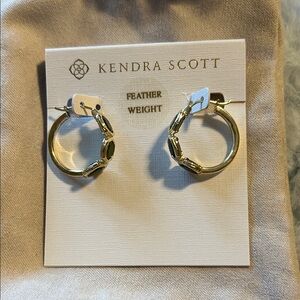 Kendra Scott Maura Vintage Hoop Earrings